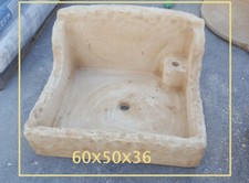 LAVANDINO LAVAMANI LAVABO LAVELLO DA GIARDINO PER ESTERNO VASCA MARMO CUCINA