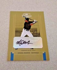 2005 Donruss Classics Autograph #202 Miguel Negron Toronto Blue Jays /1300