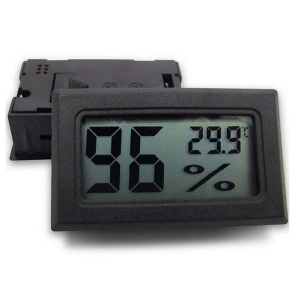 Igrometro Digitale + Termometro Mini LCD Display Tester Umidità Temperatura - Immagine 4 di 4