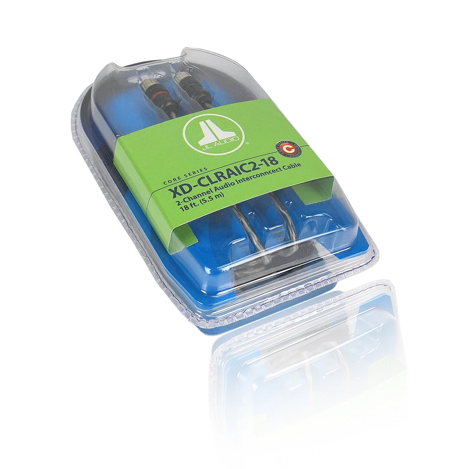 JL AUDIO XD-CLRAIC2-18 Car Amplifier 2 Channel RCA Cable 18ft. Amp Wire New - Image 2 of 2