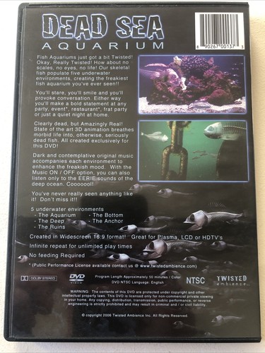 Dead Sea Aquarium, DVD, Dead Fish Halloween Ambient Background Fast Shipping - 第 2/3 張圖片