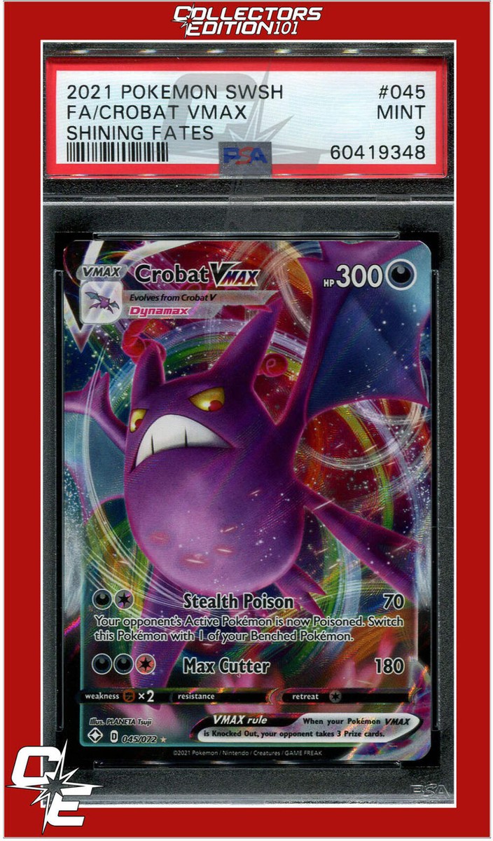 Shining Fates 045 Full Art Crobat VMAX PSA 9 | eBay