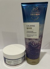 Bath  Body Works Lavender Peppermint CALMING SKIES Body Wash WHIPPED BODY BUTTE