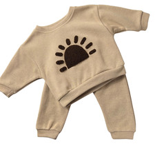 Unisex Baby Toddler Embroidered Sun Jogging Suit