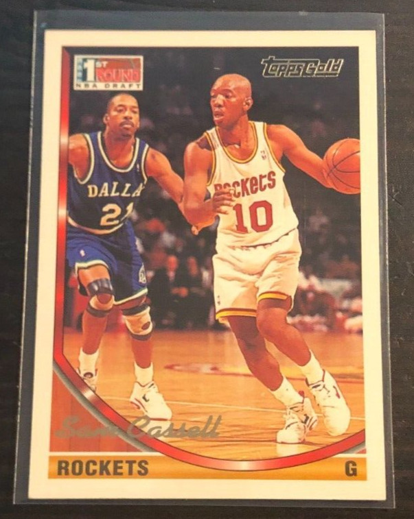 1993-94 Topps Gold SAM CASSELL Draft Pick #301 Rockets