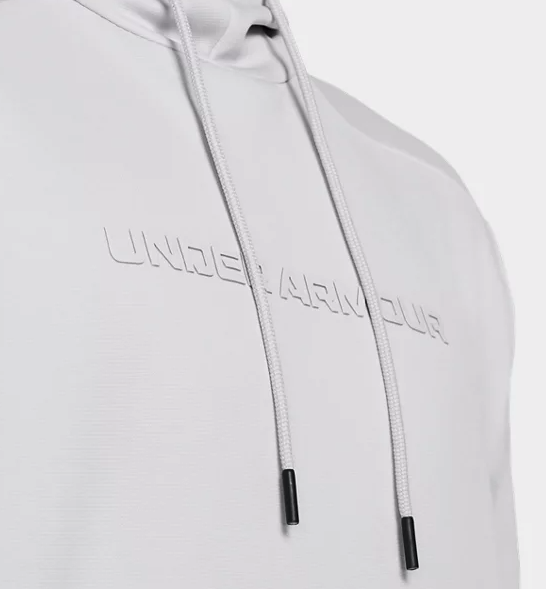 Under Armour Unisex Fleece Hoodie Halo Gray Asian Fit Loose fit
