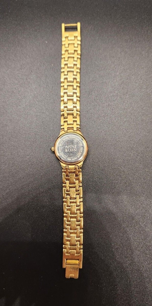 Anne Klein Diamond Swiss Watch Ladies 763s Stainless Back Swiss 12