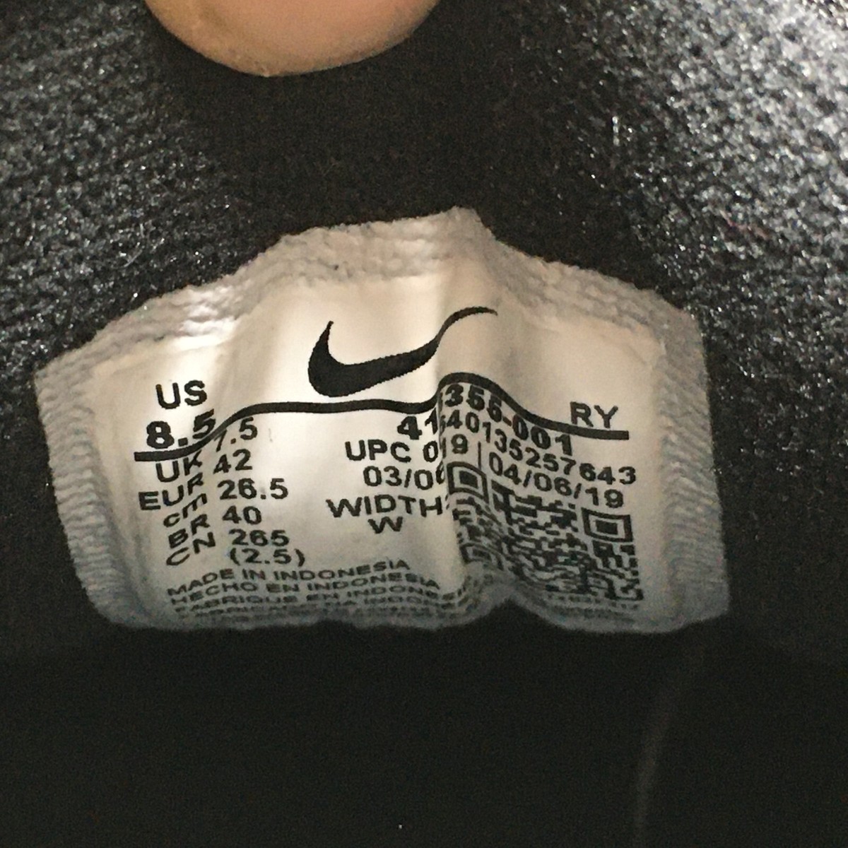 nike air monarch heel height