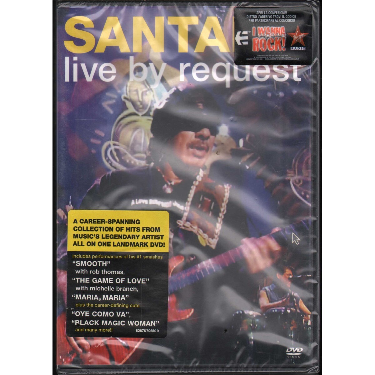 Santana DVD Live By Request Arista – 82876706509 Sealed