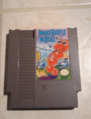 Snake Rattle N Roll NES Nintendo Cartridge 