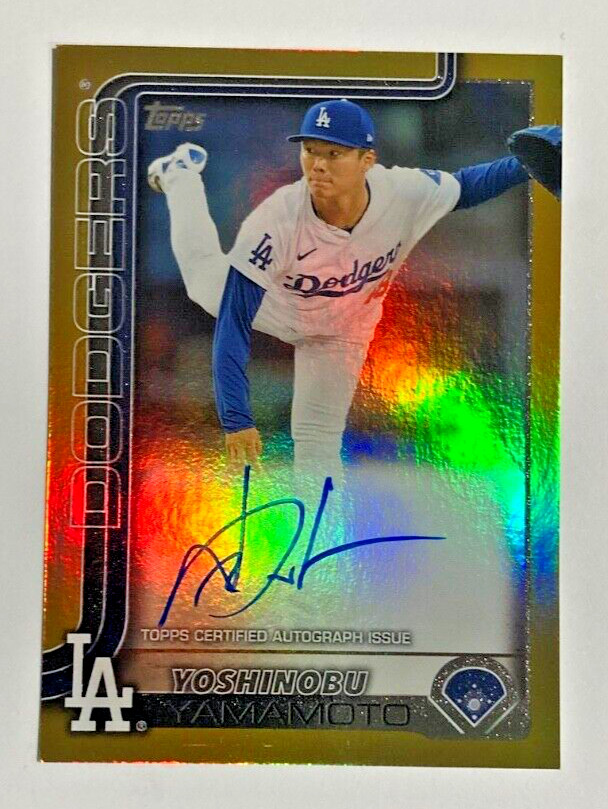 Yoshinobu Yamamoto 2025 Topps #231 Flagship Real One Yoshinobu Yamamoto 2025 Topps #231 Flagship Real One