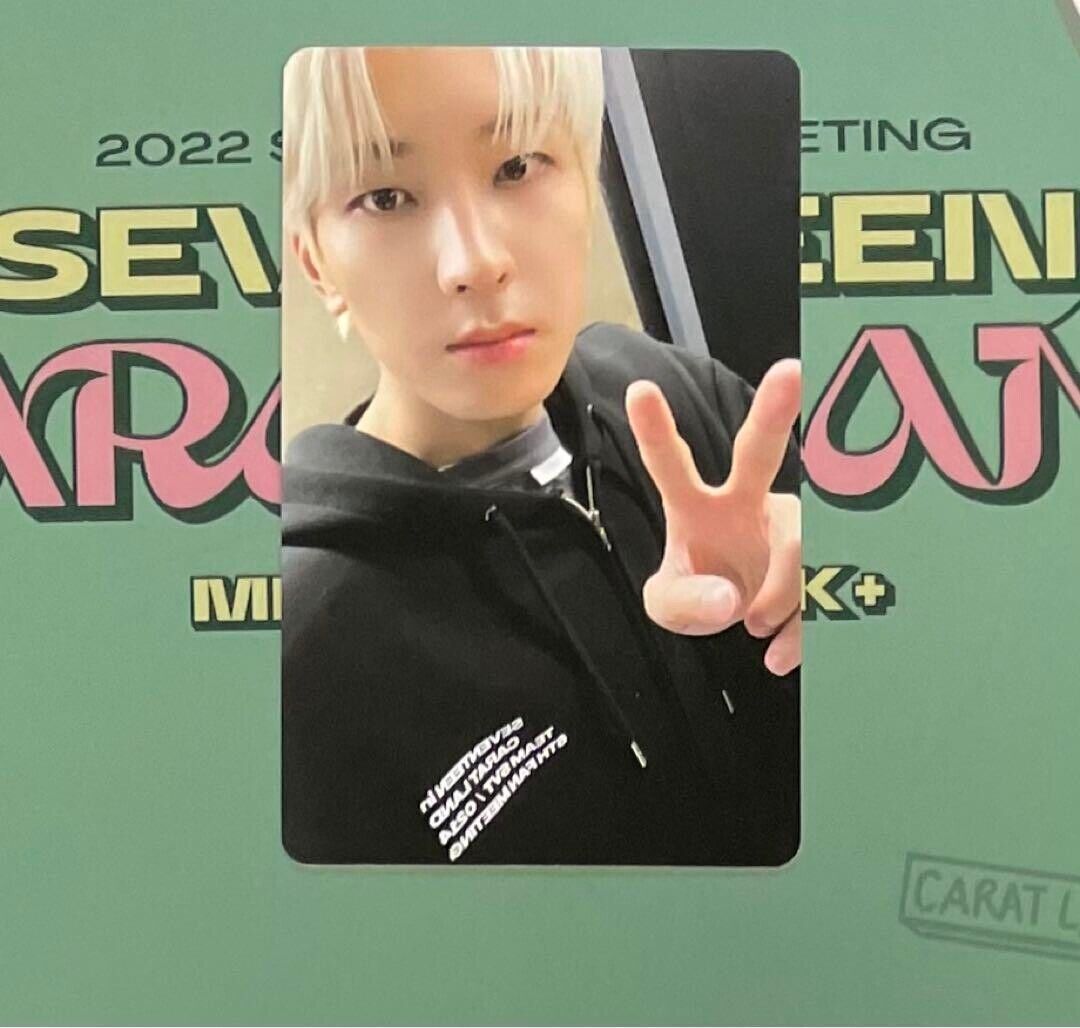 SEVENTEEN 2022 6TH FAN MEETING official Photo card CARAT SEVENTEEN 2022 6TH FAN MEETING official Photo card CARAT
