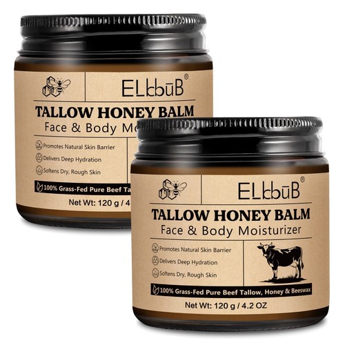 Hautpflege Gesicht Balsam Hautcreme Hautpflegecreme Rindertalg Honig Beef Tallow - Bild 11 von 12