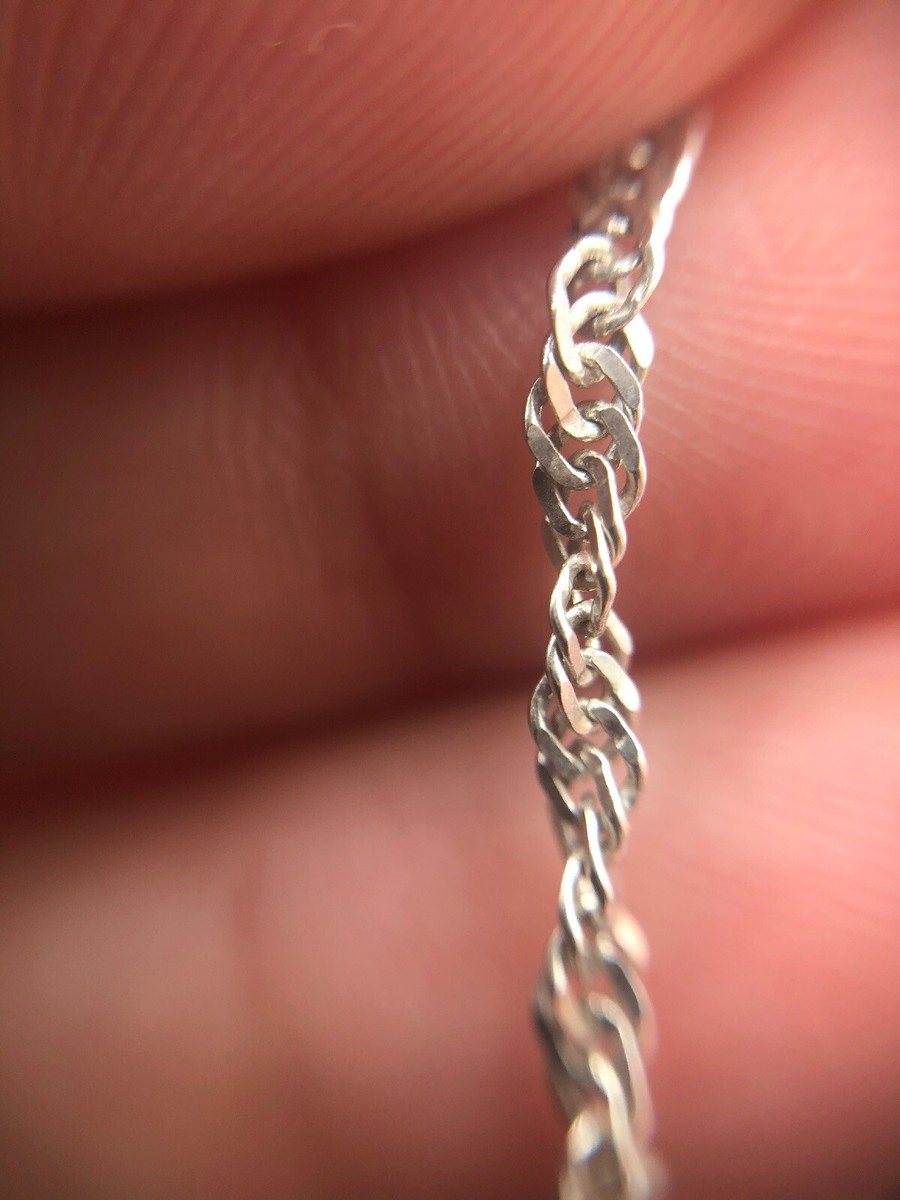 ITALY MADE SILVER925 TWIST BRACELET/シルバー Beautiful Twisted Rope 925 Sterling Silver Bracelet, Made in