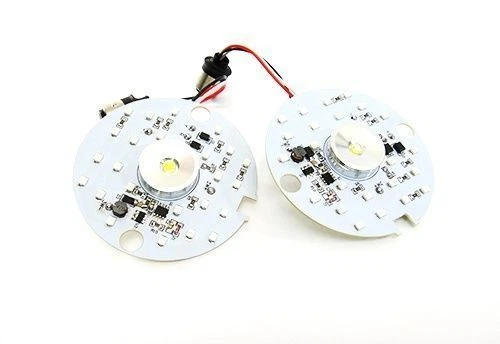 2x Amber White 1157 LED for Harley-Davidson Turn Signal Daytime Driving Light - Image 2 of 4