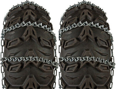 Sedona Pair V-Bar Snow Tire Chains ATV 23x10-10 23x8-10 24x9-10 22x7-11 23x8-11 