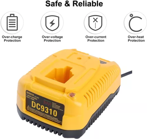 2Pack 14.4 Volt For DEWALT DC9091 14.4V Battery / Charger DW9091 DW9094 DE9091 - Picture 13 of 13