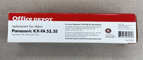 Office Depot Replacement Fax Ribbon (KX-FA53 55) For Use With Panasonic Machine - Picture 6 of 8