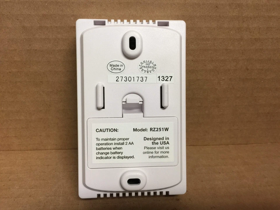 PRO1IAQ RZ251W WIRELESS SECONDARY ZONE CONTROL FOR T955WH OR Z955W 184998 - Image 2 of 4