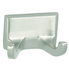 Millbridge Double Robe Hook in Satin Nickel