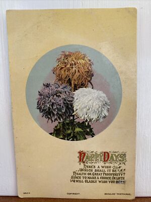 Vintage Postcard. Happy Days 962H Beagles Postcards PC120