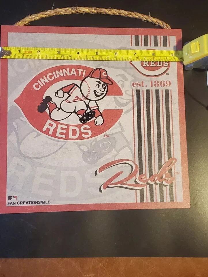 Cincinnati Reds Sign Wood 10x10 Album Design - Image 4 of 4