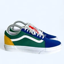 Vans Yacht Club Old Skool VN0A38G1R1Q Multicolor Skate Shoes Women's Size 8