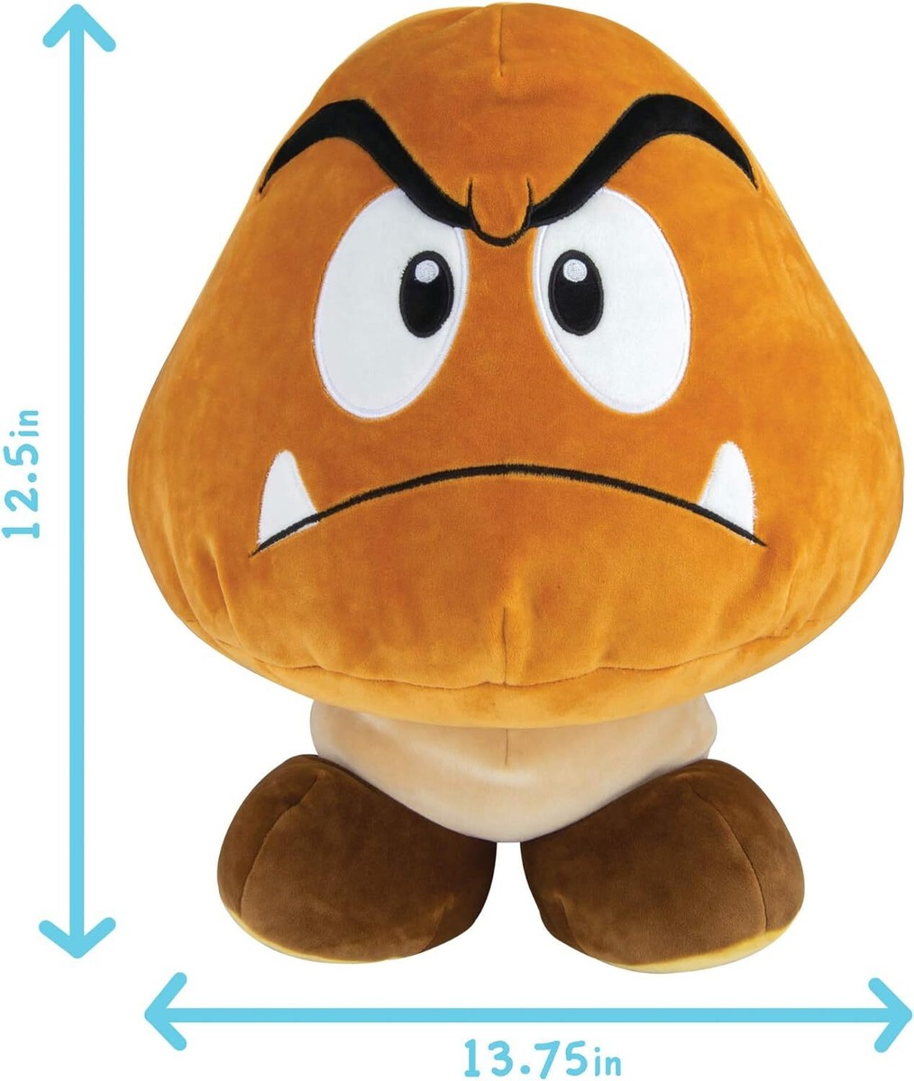 Super Mario Club Mocchi Mocchi Plush - Goomba 35cm - Officially