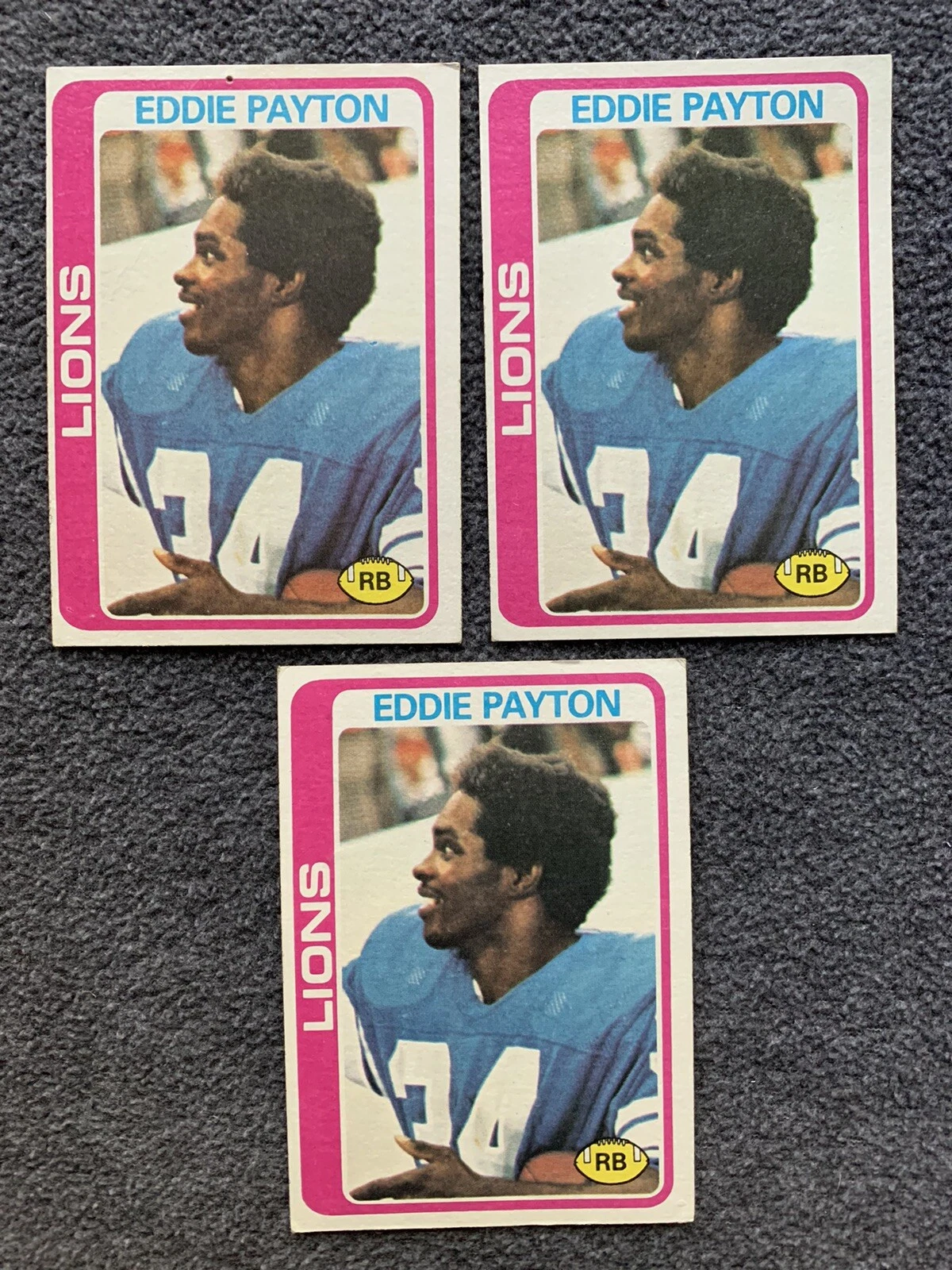 Eddie Payton trading card