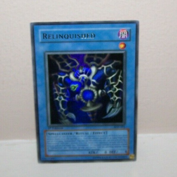 Yugioh Card Relinquished SDP 001 Ultra Rare 1st Edition EBay