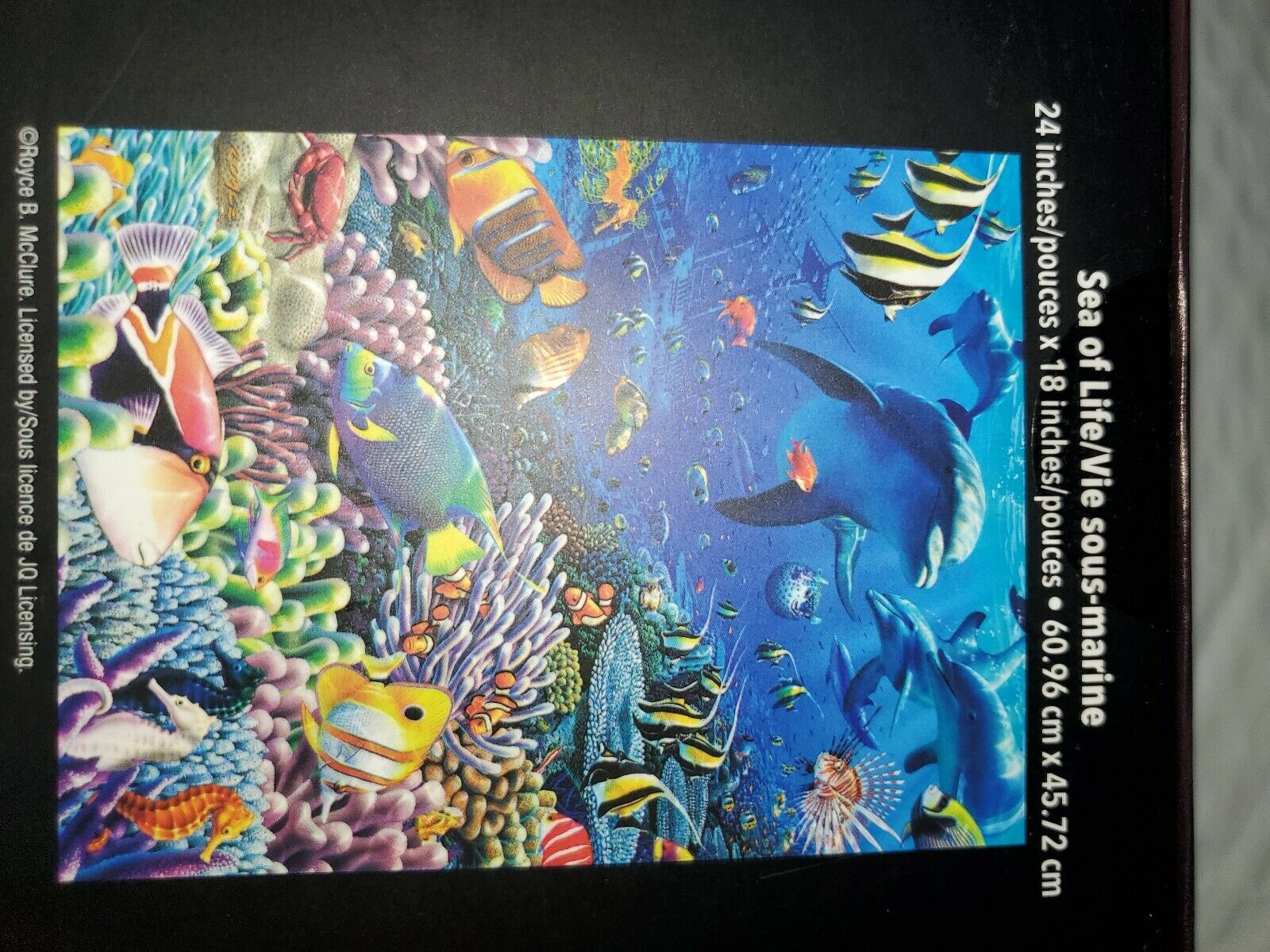 Sea Sun Stars 500 Piece Foil Jigsaw Puzzle 18 X 24 Milton Bradley Colorful  for sale online