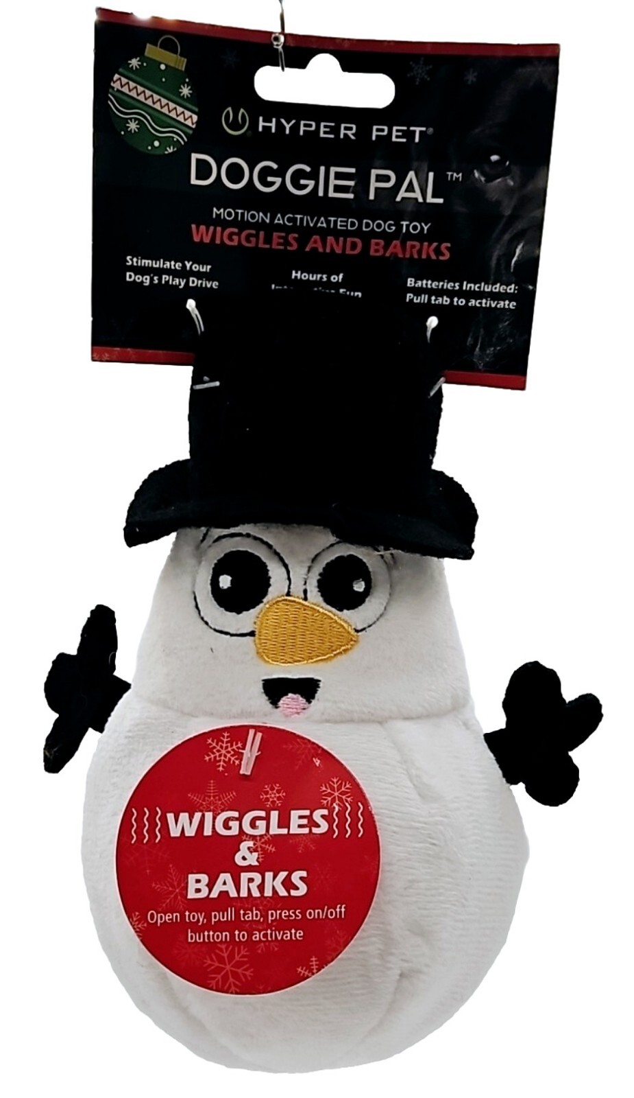 ハイパー ペット ドギー パル スノーマン モーションアクティベートドッグ おもちゃ ウィグル、バイブレイト、バーク SMT Duty Free