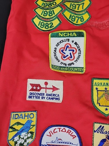 Vintage NCHA National Campers & Hikers Association Patch Weste 70er & 80er Jahre - Bild 4 von 16