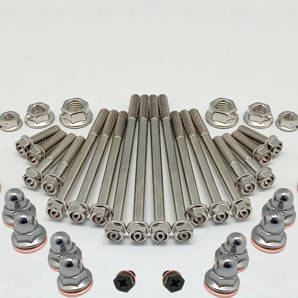 Kit de pernos de restauración Specbolt para sujetadores Kawasaki KX250 níquel Wurks KX 250 Foto 3 de 4