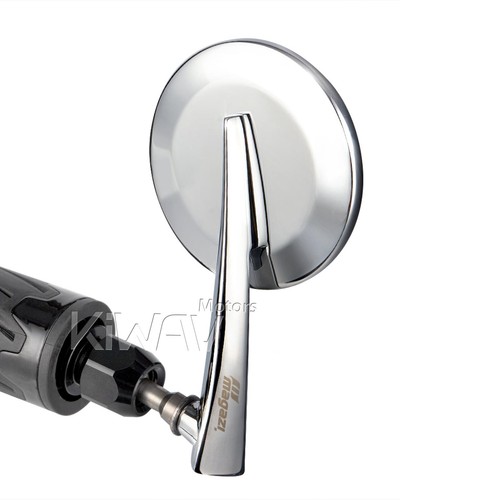 Universal Bar End Mirrors 7/8 Inch Red Aluminum Universal Motorcycle Handlebar End Mirrors - 1 Pair 7/8 Inch (22mm) Aluminum Alloy Rearview Mirrors In Red Universal Handlebar Mirrors - Foto 5