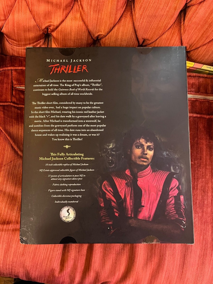 🔥Michael Jackson Thriller 10” 2010 Playmates Toys Figure