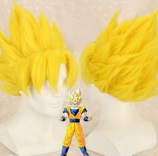 Dragon Ball Kakaroth Vegeta Goku Super Saiyan Parrucca Gialla Cosplay Halloween