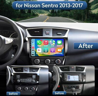 APPLE CARPLAY FOR 2013-2019 NISSAN SENTRA SYLPHY 10.1'' CAR STEREO RADIO PLAYER