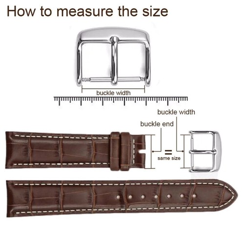 16 mm fibbia watch buckle steel hebilla reloj boucle Schnalle Omega fivela - Foto 2 di 4
