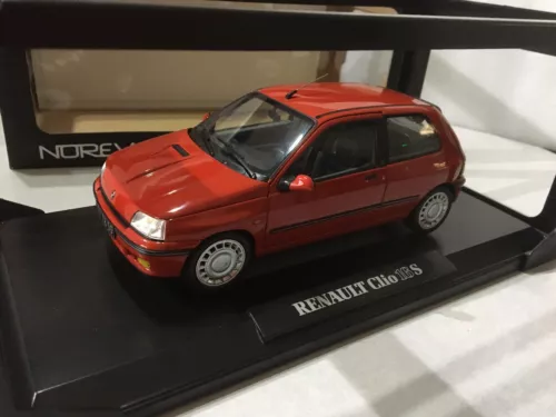 RENAULT CLIO 16S - Rouge / Red - NOREV 1/18 : 185231