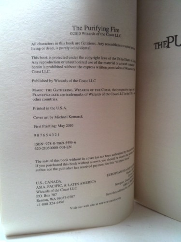 Le feu purificateur (1ère éd.) par Resnick, Laura - Photo 2 sur 2