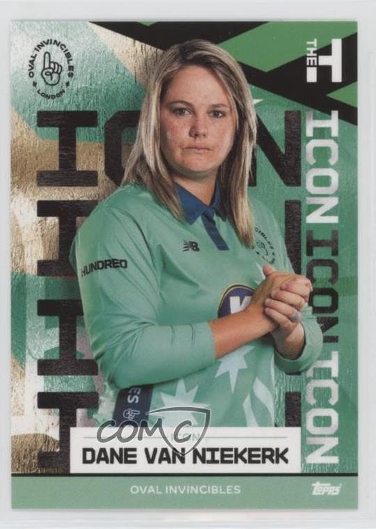 2022 Topps The Hundred Icons Dane Van Niekerk 0ni9