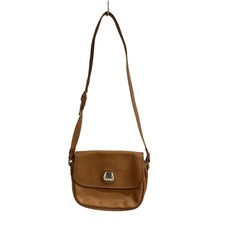 LANCEL Leather Shoulder Bag Brown Ladies Fragrance AB Condition