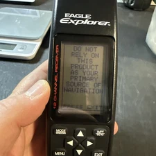 Eagle Explorer 12 Channel GPS Receiver Handheld LCD Screen Hunting Hiking Tested