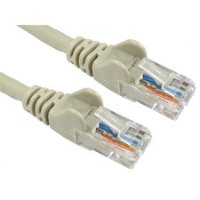 Image of Cables Direct 0.5m Cat6 networking cable Grey