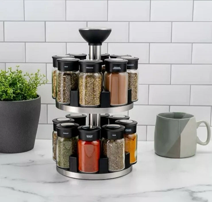 Cole & Mason Brixham 16-Jar Spice Carousel Macy’s NEW - Image 3 of 4