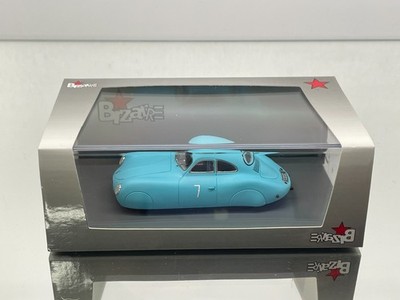 BIZARRE B1057 PORSCHE 64 1952 OTTO MATHE -BLUE 1:43- GOOD IN BOX