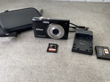 Nikon Coolpix S2500 12.0MP - Black Digital Camera. Lens Scratch