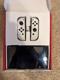 Nintendo Switch OLED Model White Console with Joy-Con and 128GB microSD