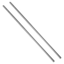 Qlvily 2 Packs 304 Stainless Steel 3/8"-16 Thread Fully 3/8"-16, Silver